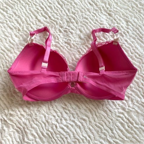 Victoria's Secret NWOT Lace Push Up Bra Size 32DD Barbie Hot Pink - $21 -  From Ksenia