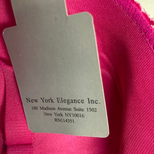 New York Elegance , Hot Pink Lace Bra Size 42C New With Tags - $26 New With  Tags - From Gayle