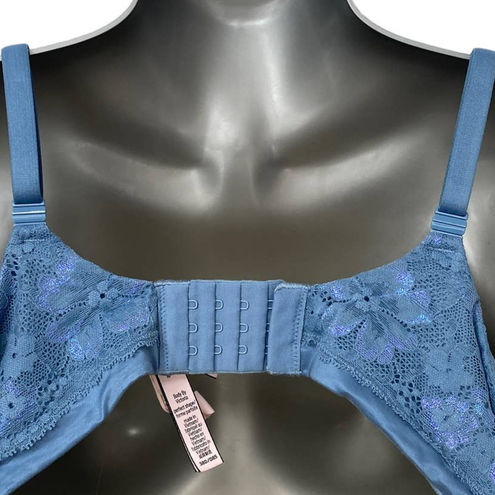 Victoria's Secret Body By Victoria Perfect Shape Bra Blue Underwire Size 38D  - $28 - From Julie