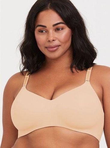 Torrid Lightly Lined Wire Free Everyday Bra Size 46D Tan - $42 New