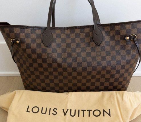 Louis Vuitton Neverfull GM Damier Ebene with Dustbag - $1599