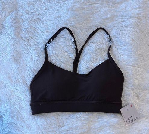 Lululemon Flow Y Bra Nulu *Light Support, A–C Cups Espresso Size 4