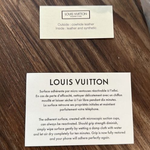 Louis Vuitton Vintage Phone Soft Case Authentic Monogram Authenticity Cards  H.H. - $438 - From Love