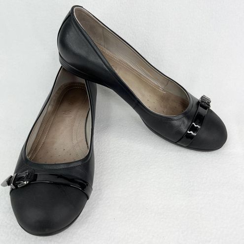 Ecco Touch Ballerina Flats Black 39 Slip Ons Buckle Size undefined $48 - From Kris