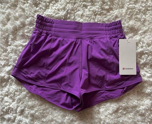 Lululemon Moonlit Magenta High Rise Hotty Hot Shorts 2.5” Size 6