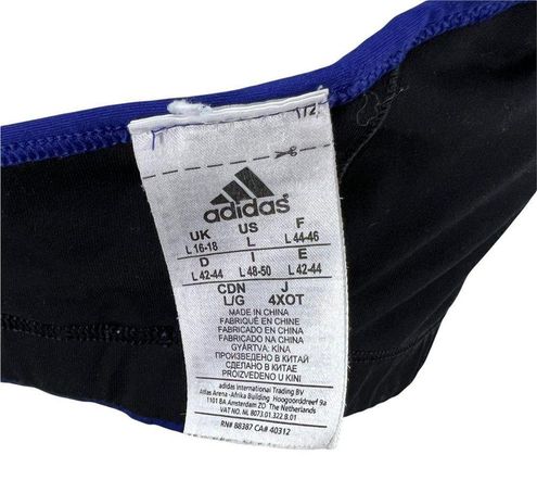 Adidas Womens Reversible T Strap Sports Bra Purple Black Large Pull Over -  $23 - From W