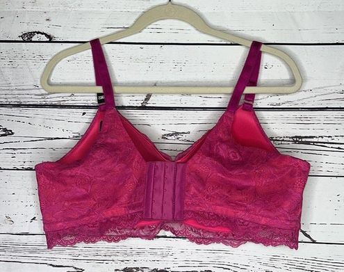 40C Torrid Pink Lace Plus Size Bra – Thrifty Babes