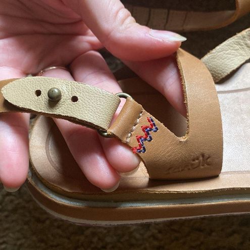 Sanuk Vazon Sustainasole x Grateful Dead strappy leather sandal Tan Size 6  - $31 (68% Off Retail) - From Liv