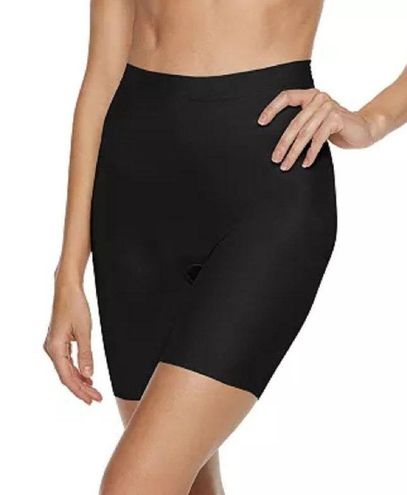 SPANX Assets Red Hot Label Mid-Thigh Primer Lightweight Slimming Shorts  Black M