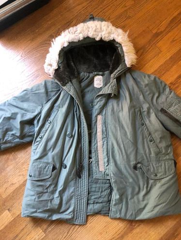 Vintage 70s USAF N-3B Extreme Cold Weather Parka Snorkel Hood XXL