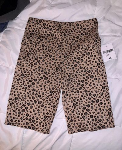 cheetah biker shorts forever 21