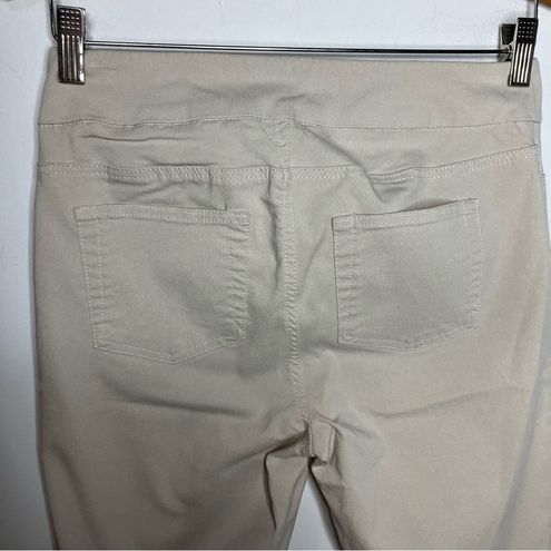 Soft Surroundings skinny pants tan cream size small - $45 - From Nifty