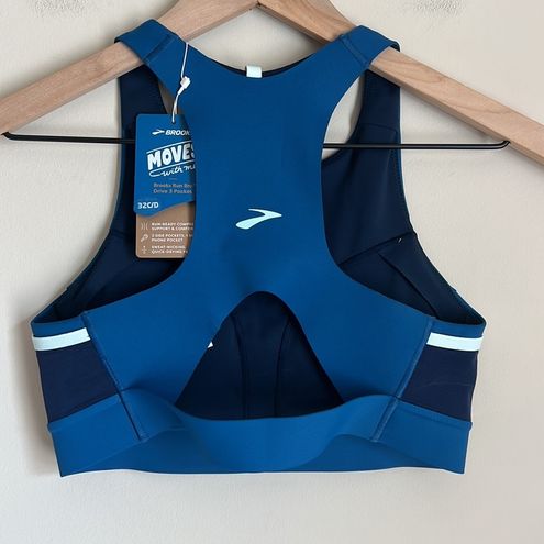 NWT Brooks Drive 3 Pocket Run Sports Bra