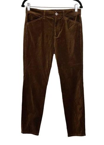 J.Jill Women's Deep Olive Cotton Stretch Velvet Straight Leg Pants Size 6  NWT - $45 New With Tags - From Frugal