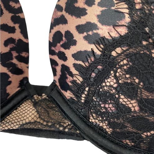 Victoria's Secret VERY SEXY Shine strap Leopard print satin push