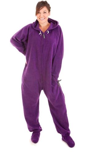 Amazon Forever Lazy Adult Onesie Purple 21 57 Off Retail