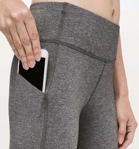 Lululemon Pace Rival Crop - 22 - Heathered Black / Black - 8 - $45 - From  revivalmdc