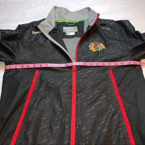 Chicago Blackhawks NHL Reebok Kinetic Fit Authentic Jacket