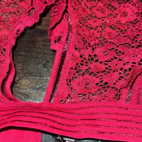 Victoria's Secret NWOT Very Sexy Keyhole Bralette Red - $21 - From Shayna