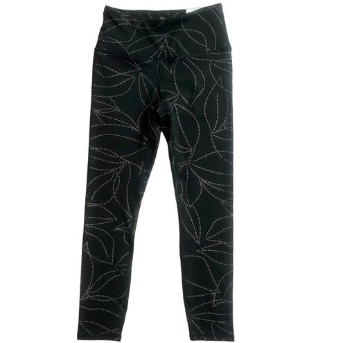 Gaiam Om High Rise Shine 7/8 Leggings Cora Black Pattern Leggings Small NWT  - $31 New With Tags - From Four
