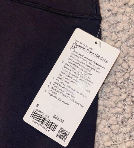 Lululemon Wunder Train HR Leggings Size 8 - $67 New With Tags - From liz