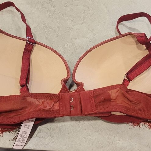 Victoria's Secret NIP DREAM ANGELS Push Up Bra Desire With Evening Blush  32B Red Size undefined - $47 New With Tags - From Melissa