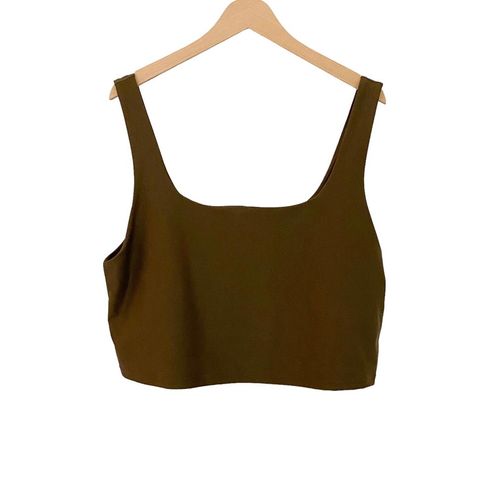 Fabletics NWT Lydia Built-In Bra Tank Grizzly Brown Size 2X - $40