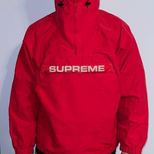 Supreme Heavy Nylon Anorak Red Size M - $181 (39% Off Retail