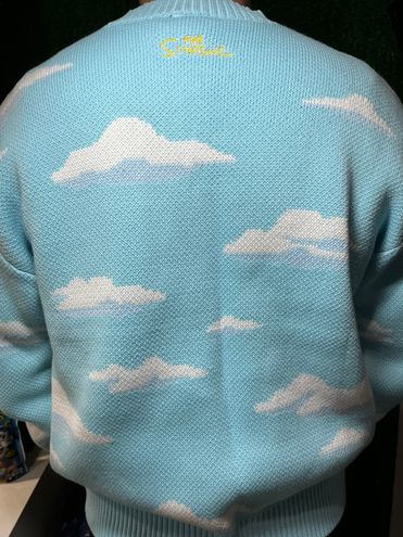 Kith x The Simpsons Cloud Intarsia Sweater