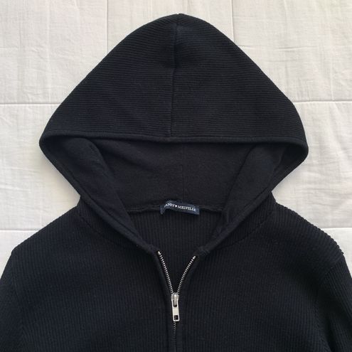 Brandy Melville black arden hoodie - $35 - From Carol