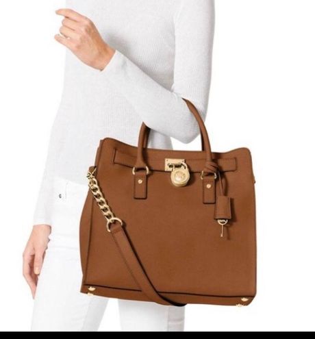 Michael Kors Hamilton Bag Large Brown - $30 (92% Off Retail) - From Julia