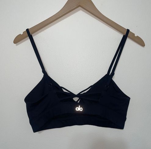 Alo Yoga Interlace Sports Bra In Black Size M - $18 - From Emily