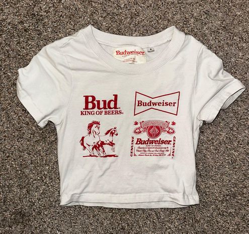 PacSun, Tops, Tan And Green Budweiser Shirt Pacsun