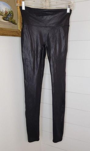 Spanx NWT Black Faux Leather Leggings Small - $85 New With Tags - From  Samantha