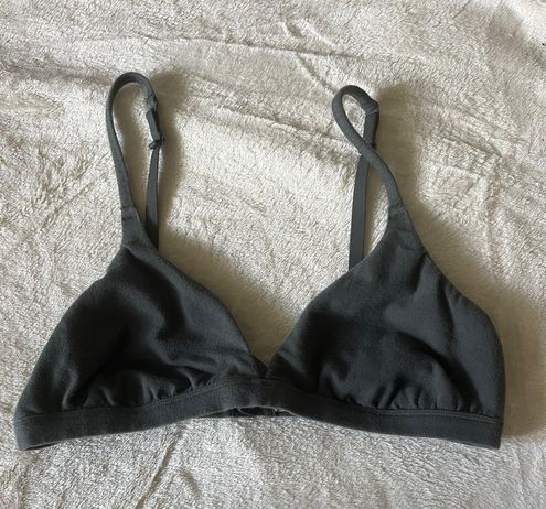 COTTON JERSEY TRIANGLE BRALETTE