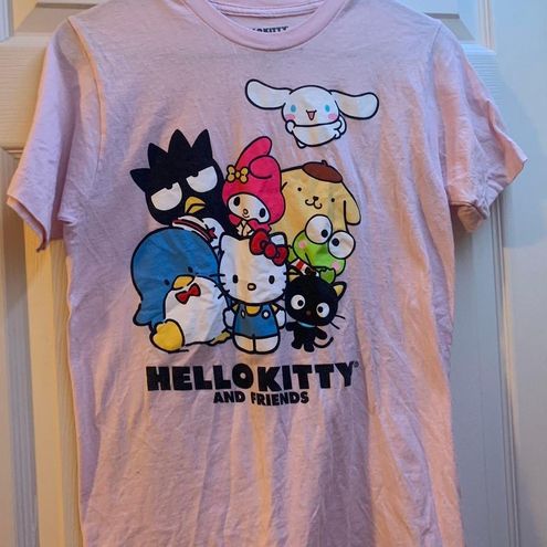 Sanrio Hello Kitty and Friends Pink Graphic T-Shirt - Large