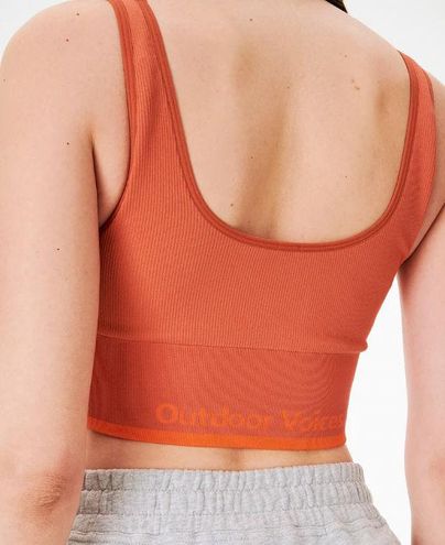 Seamless Rib Longline Sports Bra