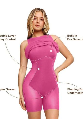 Buy Popilush Crew Neck Shaper Dress Built - in Shapewear Bra 8 in