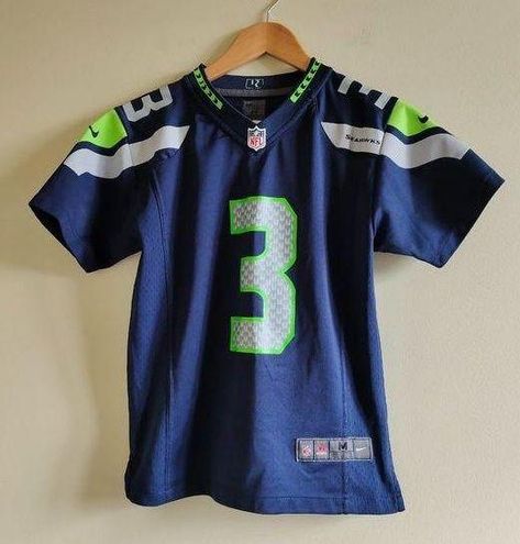 NFL Seattle Seahawks NIKE On Field Player Shirt #3 Russell Wilson