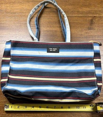 KATE SPADE Maria Southport Ave Blue & Write Strips Crossbody Bag #WKRU3075  | eBay