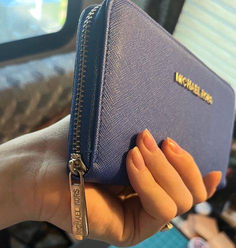 Michael Kors Clutch Wallet Blue - $32 (68% Off Retail) - From Christina