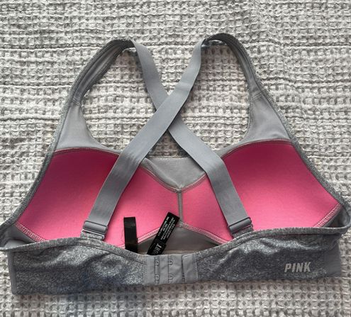 PINK - Victoria's Secret High Impact Sports Bra Gray Size L - $18 (43% Off  Retail) - From Amira