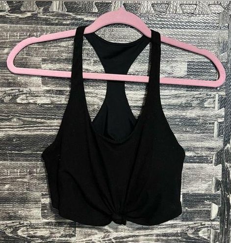 Knot Bra - Black  Tank top bras, Bra, Alo yoga