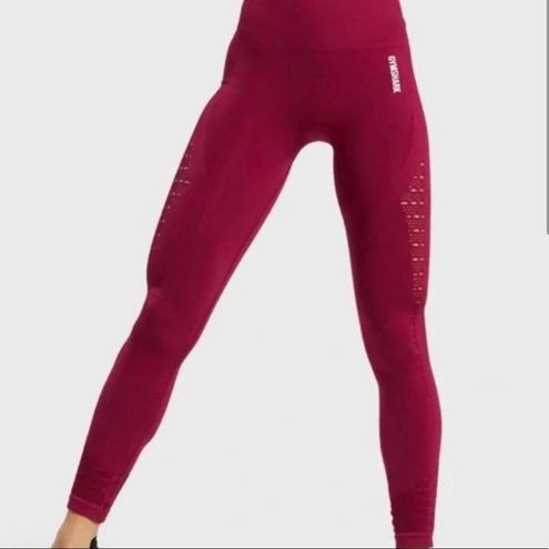 Gymshark Energy Seamless Legging Red - $18 (64% Off Retail) - From Maddy