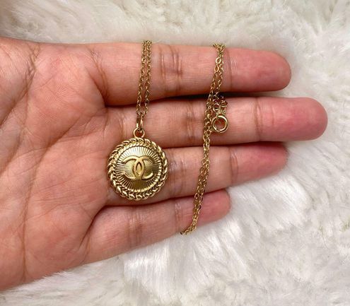 Chanel Button Necklace