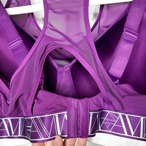 Adore Me NWOT Micah Couture Purple Mesh High Impact Fitness