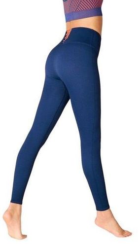 Fabletics High Waisted Seamless Ribbed Legging Corset Workout Yoga Teal  Blue S - $23 - From Michelle