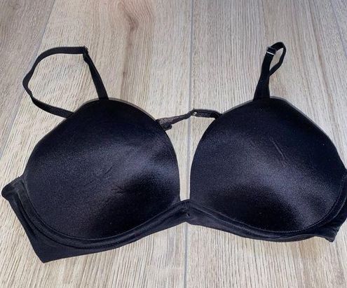 Victoria's Secret Bra Black Push-Up Nylon Female Size 34C 36010500