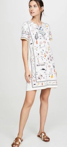 Tory Burch Poetry of Things tee shirt dress White Size M - $70 - From Annie