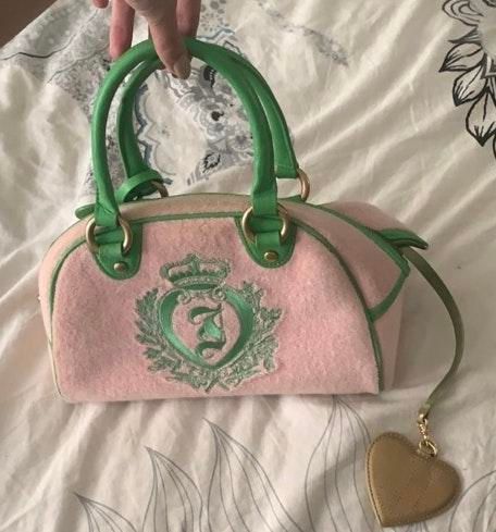 Juicy Couture Pink And Green Purse 35 63 Off Retail From Jane